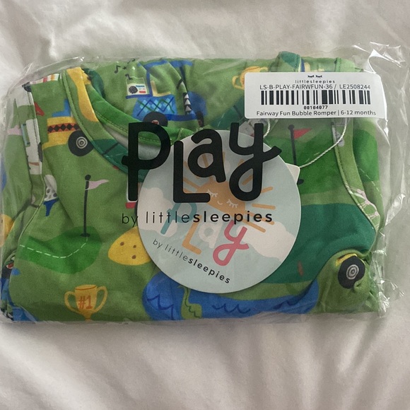 Little Sleepies Fairway Fun Bubble Romper, Size 6-12 months - Picture 6 of 7